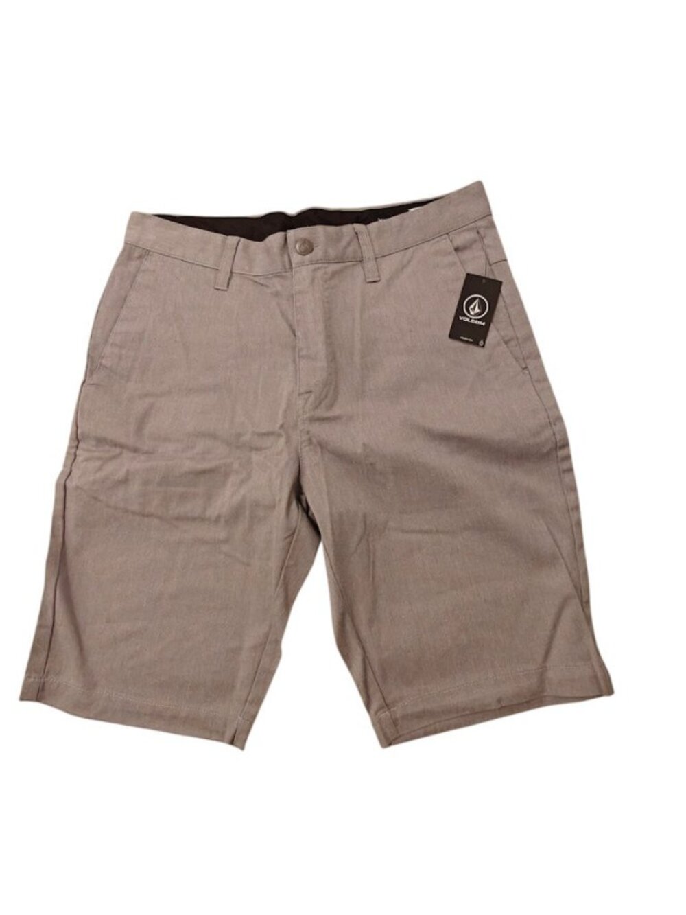 Volcom Men's Gray Vmonty Stretch 22 Waist 30 Cotton Blend Shorts New with Tags